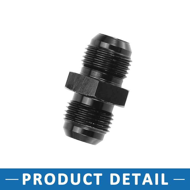 A ABSOPRO AN8 to AN8 Male Hose Fitting Adapter Aluminum