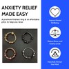 Adjustable Stainless Steel Fidget Ring | Anxiety Ring With Beads