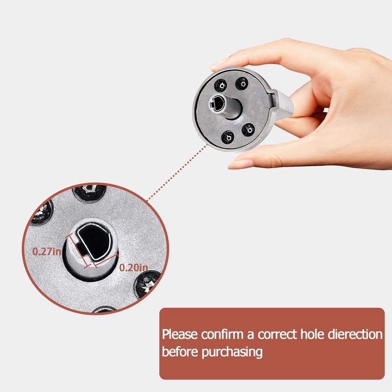 Funmit 5 Pack WB03X25796 Heavy Duty Burner Knob Exact Compatible