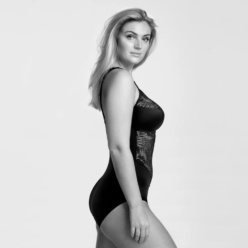 Miss Mary Of Sweden Fantastic Flair Bügelloser Spitzen-Body Schwarz 85D