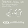 Schachenmayr Regia Premium Alpaca Soft, 100G anthrazit Handstrickgarne