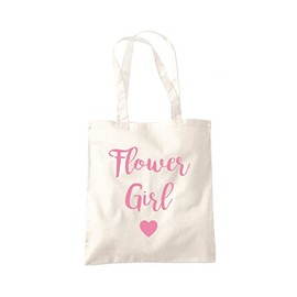 Flower Girl Tote Bag - natural One Size