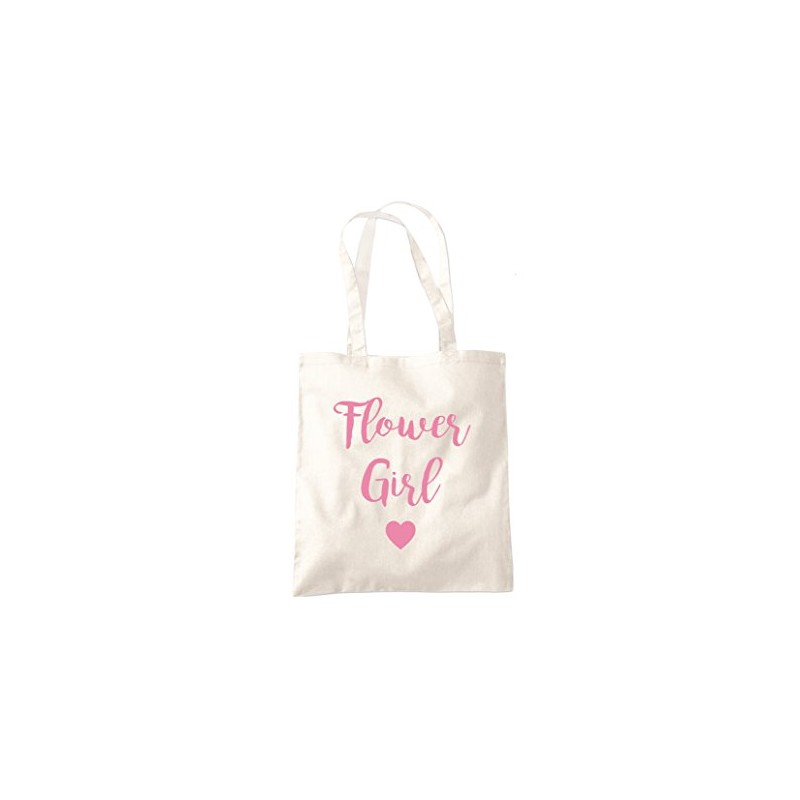 Flower Girl Tote Bag - natural One Size