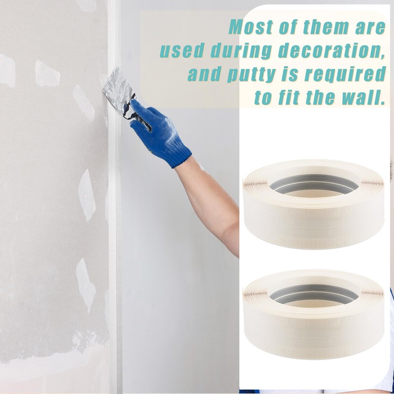 Pangda 150 Feet by 2 Inch Reinforced Corner Drywall Tape