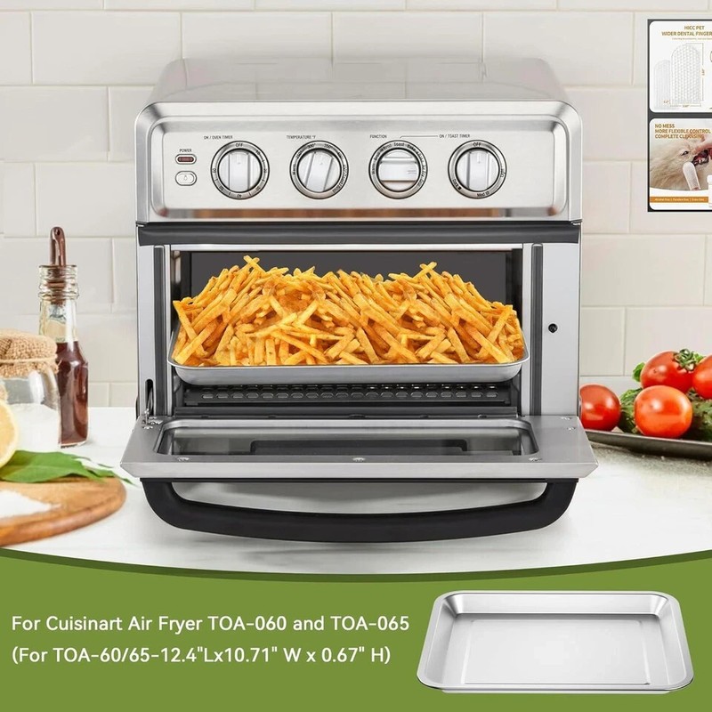 COWHERDING Stainless Steel Baking Tray Pan Compatible With Cuisinart Toaster