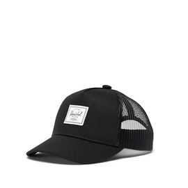 Herschel Toddler Whaler Mesh Cap - Black Classic Logo | Polyester