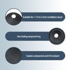 14136 Rain Collar 1.5"-3" for No-Calk Roof Flashings,Black(Set of 4)