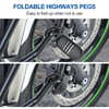 Motorcycle Highway Pegs, Crash Bar Highway Foot Pegs Footrest For