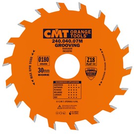 GROOVING SAW BLADE D=180X4X30 Z=18 FLAT