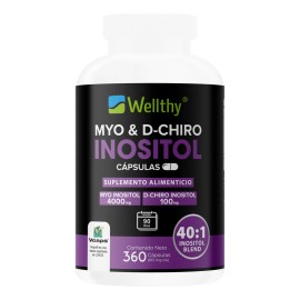 🌸⚖️ Wellthy Myo & D-Chiro Inositol 360 Caps | Balance Hormonal & Fertilidad 🌿💖