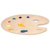 Artina Wooden Painting Palette, School, Round, 25 x 30 cm,