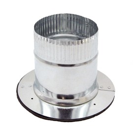 HVAC premium Stick-on Collar Duct Without Damper | Galvanized Steel Metal Collar Duct 30-Gauge | 8" is Compatible with 8"