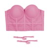 ELLACCI Women's Mesh Bustier Crop Top Push Up Corset Tops