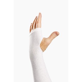 GeriGlove Prevent Products, Inc Elderly Skin Protector, Thin Skin & Tear Protective Arm Sleeve - Made in USA One Pair per Package (Small/White)