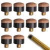 SHENLONG 10 Pcs Screw on Tips 10 mm Replacement Cue