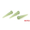 sourcing map 100 Pcs Green Plastic Tapered Pinhead Glue Liquid