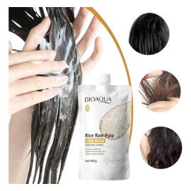 Mascarilla De Arroz Intensiva Cabello Dañado Elimina Frizz