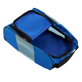 Badbowl Shoe Case, Mesh, Breathable, Non-stuffy, Easy to Carry, Sneakers, Spike Case, Golf, Soccer, Basket Shoe Case, Popular, Shoe Bag, BLUE