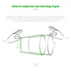Canape King Pinewood Disposable Cups - Biodegradable Natural Wooden Desert