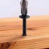 90PCS #8x1-1/4 Black Truss Head Self Tapping Screws - Phillips