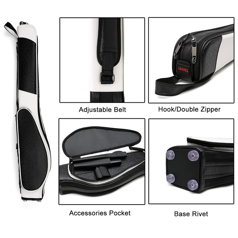 TROUFY 2x5 Billiard Pool Cue Stick Carrying Case Pool Stick
