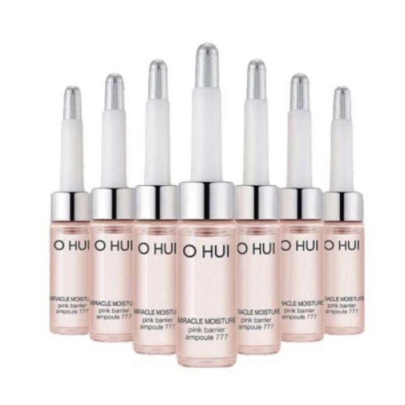 Ohui Miracle Moisture Pink Barrier Ampoule 777 (7mlX7) / 오휘