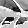 JUIVEEL ABS Car Exterior Mirror Cover Side Rearview Mirrors Cover