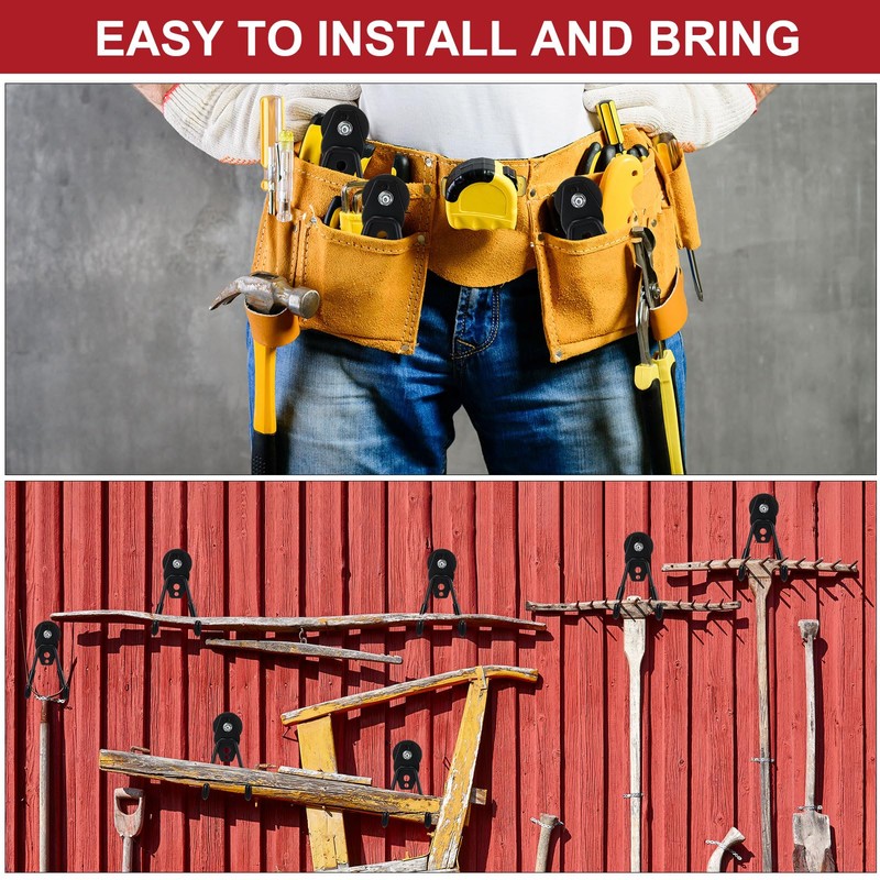 Landhoow Large Magnetic Hooks Heavy Duty Garage Magnet Hooks Strong