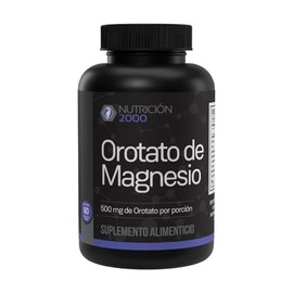 Orotato de Magnesio 500 mg N2000, 60 Cápsulas, Magnesio en Cápsulas, Suplemento Alimenticio