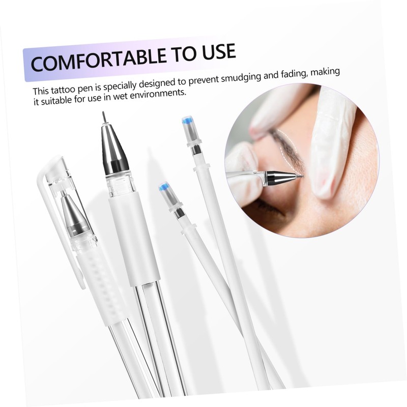 Healvian 9pcs Professional Tattoo Pen Kit Brow Mapping Pens Eyebrow
