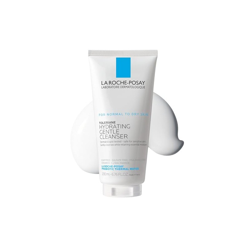 La Roche-Posay Toleriane Hydrating Gentle Cleanser, 6.76 Fl. Oz.