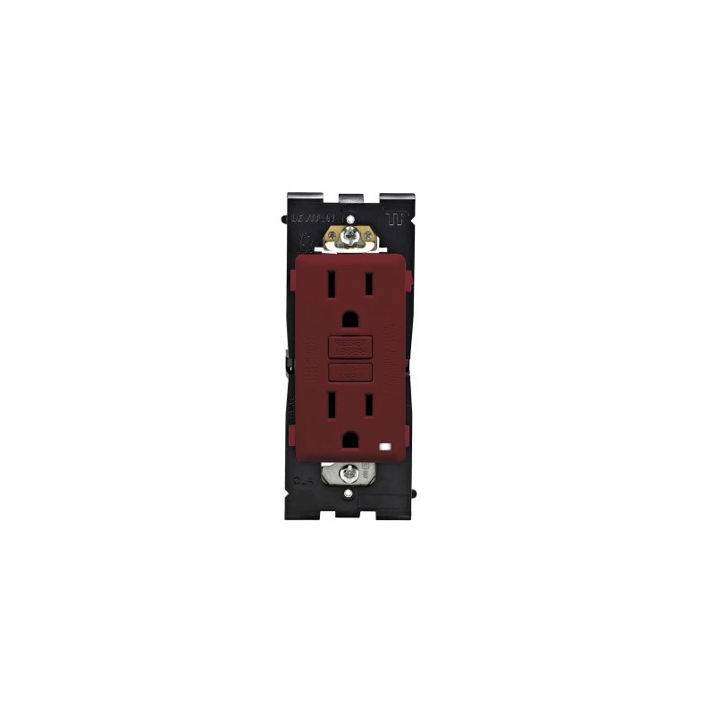 Leviton 15 Amp Renu Self-Test Tamper-Resistant GFCI Outlet, RGF15-DG, Deep