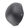Motorcycle Low Profile Half Face Helmet Skull Cap Matte Black