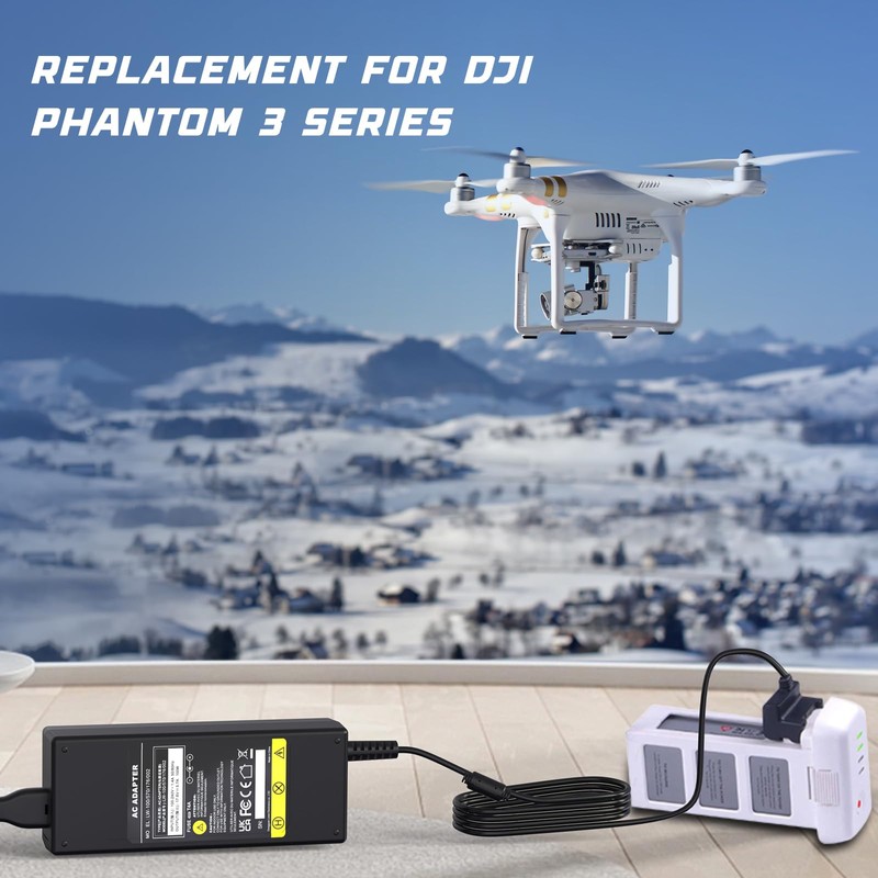 Futurebatt AC Adapter for DJI Phantom 3 Professional Pro/DJI Phantom