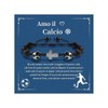 XFSRG Football Bracelet with Cross for Boys Made of Obsidian
