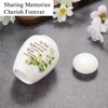 SOITIS Ceramic Mini Urn for Ashes - 2.8 Inch Elegant