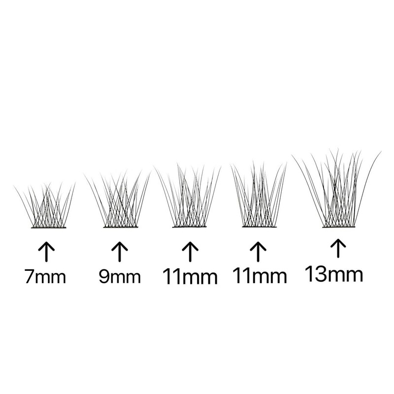 CLEAREYELASH Partial False Eyelashes, Large Capacity, 55 pcs, Korea, Natural,