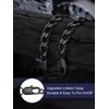 Bandmax Cuban Link Bracelet, Stainless Steel Wrist Chain for Mens,