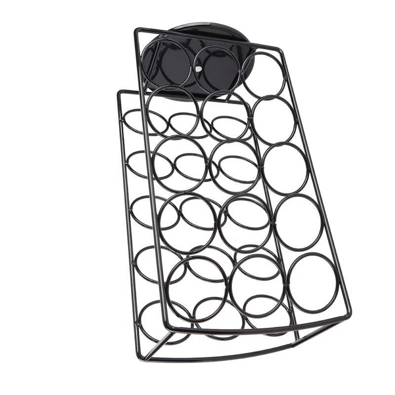 Coffee Pods Holder Pre Assembled Stainless Steel 360 Degree Rotating