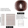 50 Pcs Hair Nets Invisible and 40 Pcs U Shaped
