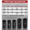 71670 Tap Socket Set Fits 5/8", 11/16", 3/4", 7/8" and