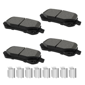 YxpBrake Ceramic Rear Brake Pads with Hardware Fit for Dodge Grand Caravan, Chrysler Town & Country 2008 2009 2010 2011, Dodge Journey, Volkswagen Routan 2009 2010 2011