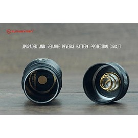 Sunwayman T16R CREE XM-L2 U3 LED -380 Lumens (Available in Black or Grey) (Grey)