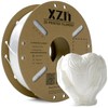 XZN Silk PLA Filament 1.75mm, Metal-Like Shiny Silk White 3D