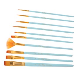 Operitacx 1 Set Nylon Paintbrush Pen Markers Watercolor Painting Tool Watercolors Crafting Air Art Coloring Scented Detail Liquid Palette Travel Watercolor Supplies Paint Brush Aluminum Blue