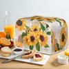 Psesaysky Sunflowers Toaster Covers Fit for Most 2 Standard Toasters,