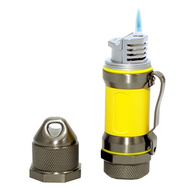 Visol Storm Gunmetal/Yellow High Altitude Windproof Lighter