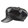 Foetest Cap Leather Hat Baseball Cao Casual Hat Sun Hat