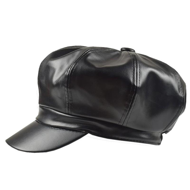 Foetest Cap Leather Hat Baseball Cao Casual Hat Sun Hat