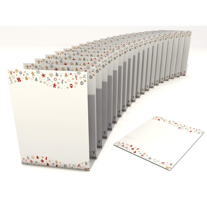 Christmas Letter Paper set Christmas Paper – A4 – 50